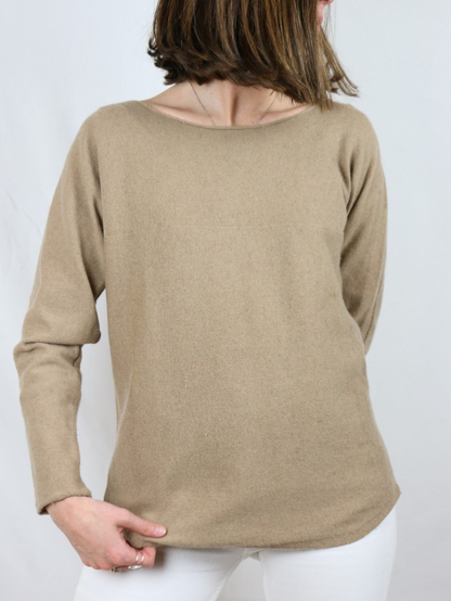 MAX. Jersey camel T.s