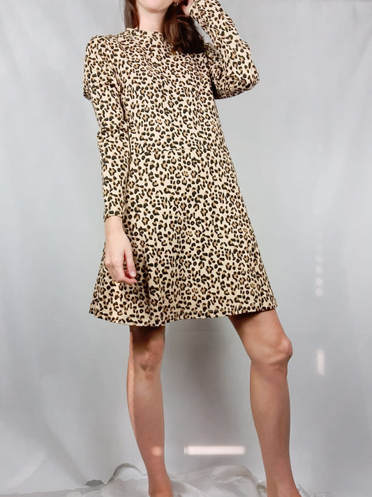 MarketZARA. Vestido animal print T.m