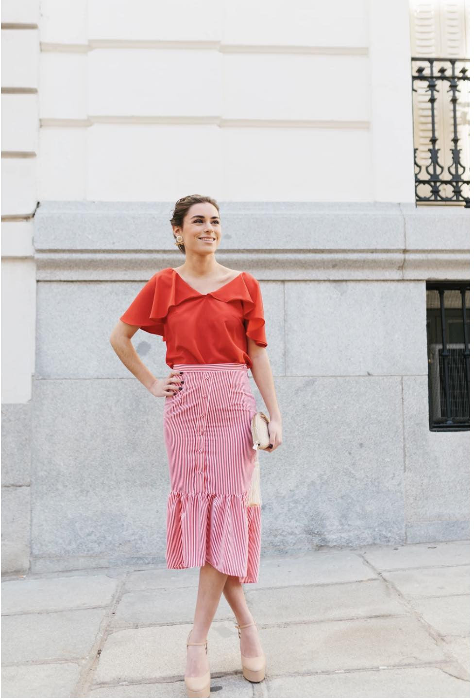 LANTANA RED. Blusa