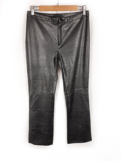 ZARA.Pantalón polipiel T.38