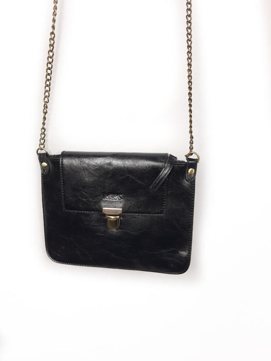 MISAKO.Bolso negro polipiel