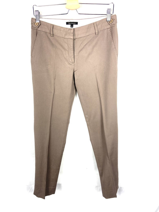 TARA JARMON. Pantalón beige T.38