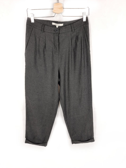 LA FÉE MARABOUTÉE. Pantalón ancho gris T.36