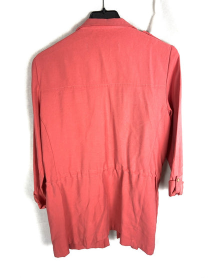 Market. ZARA. Chaqueta coral cremallera T.xs