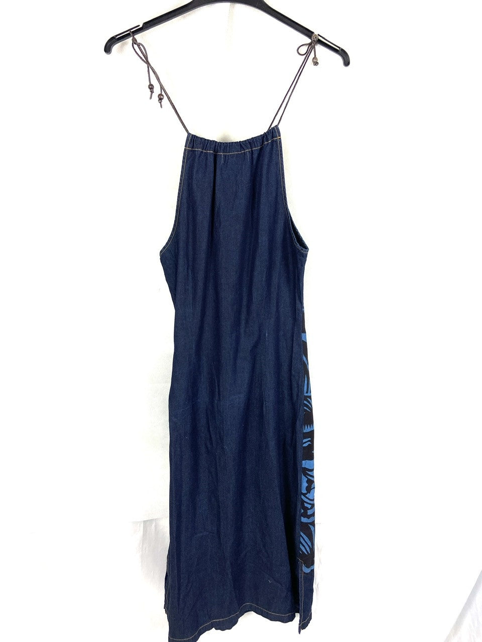 CUSTO.Vestido denim midi s/m