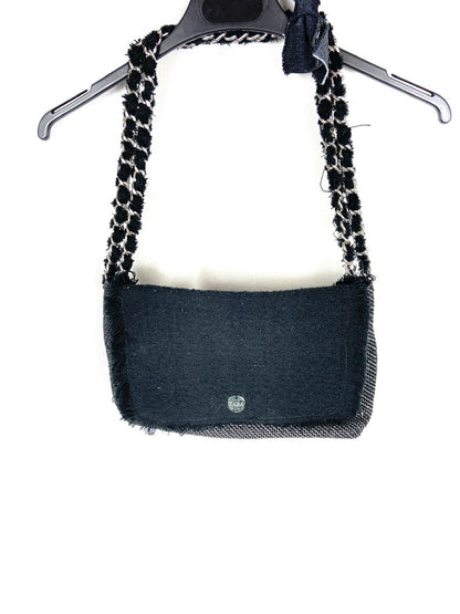 ZARA.Bolso tweed vestir negros y grises