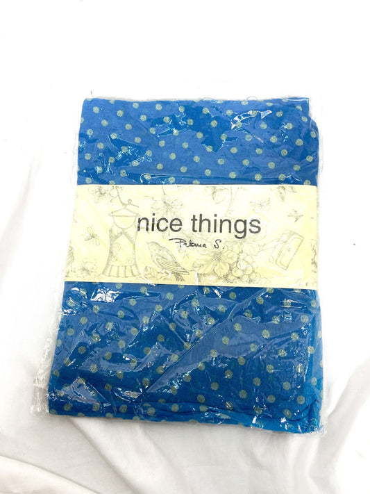 NICE THINGS.Pasmina lunares azul