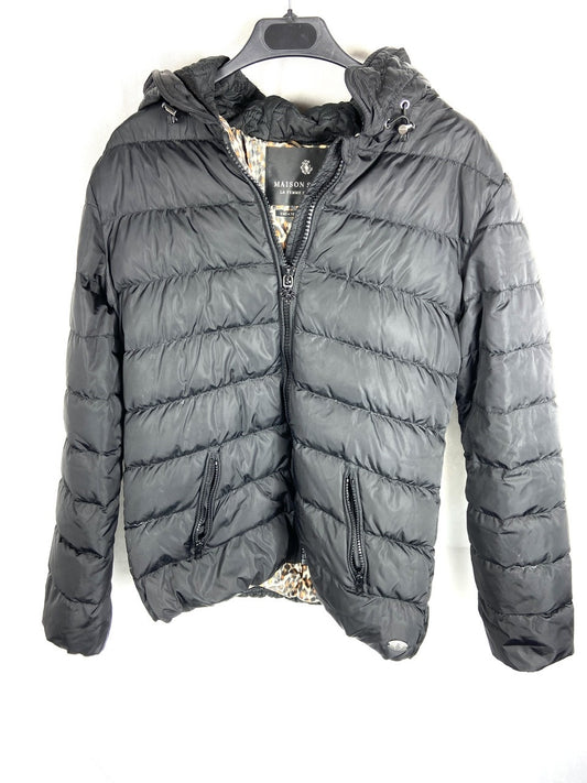 MAISON SCOTCH.Plumas ligero negro T.M (2)