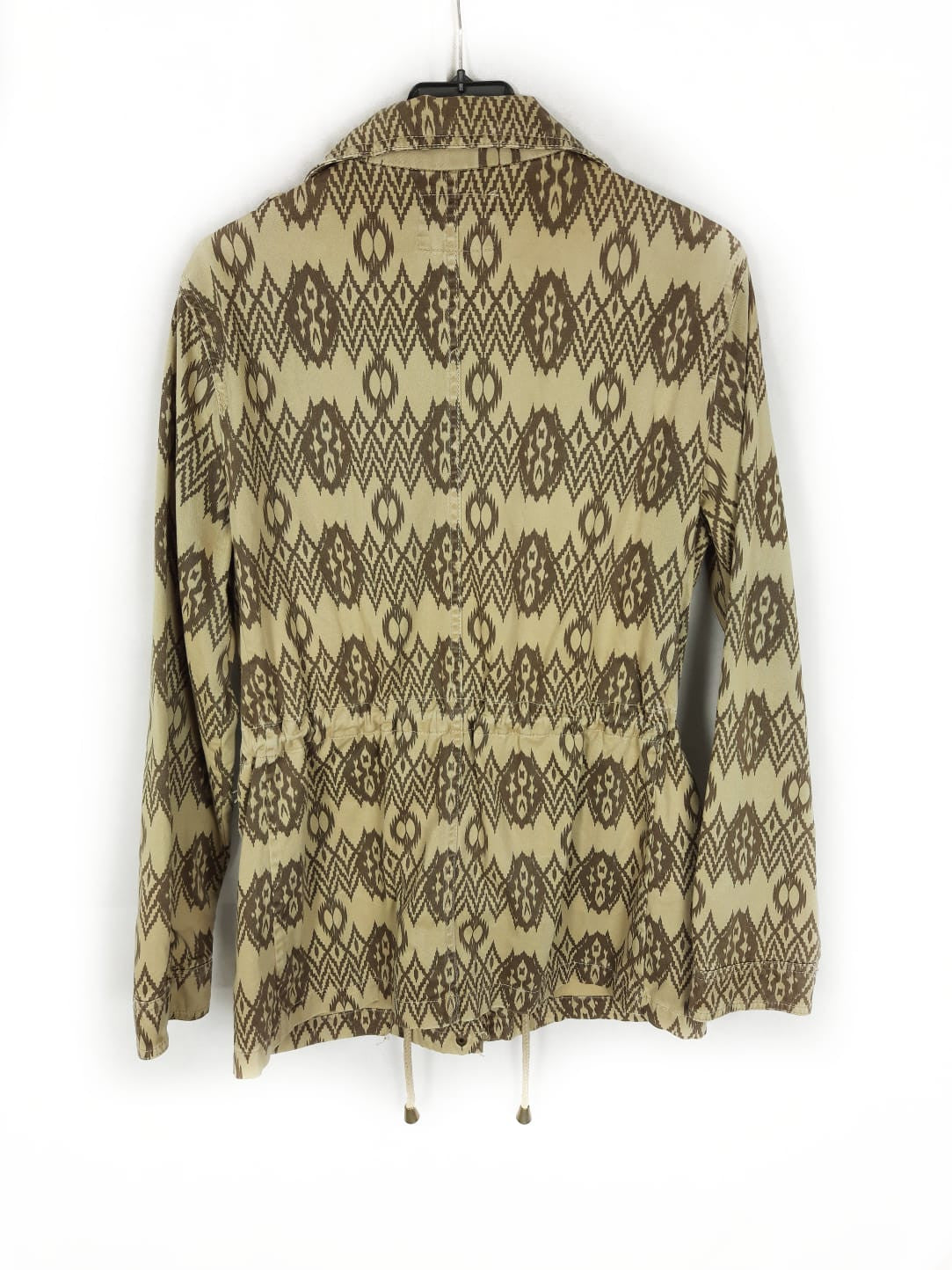 PULL&BEAR. Chaqueta marron etnica T.l