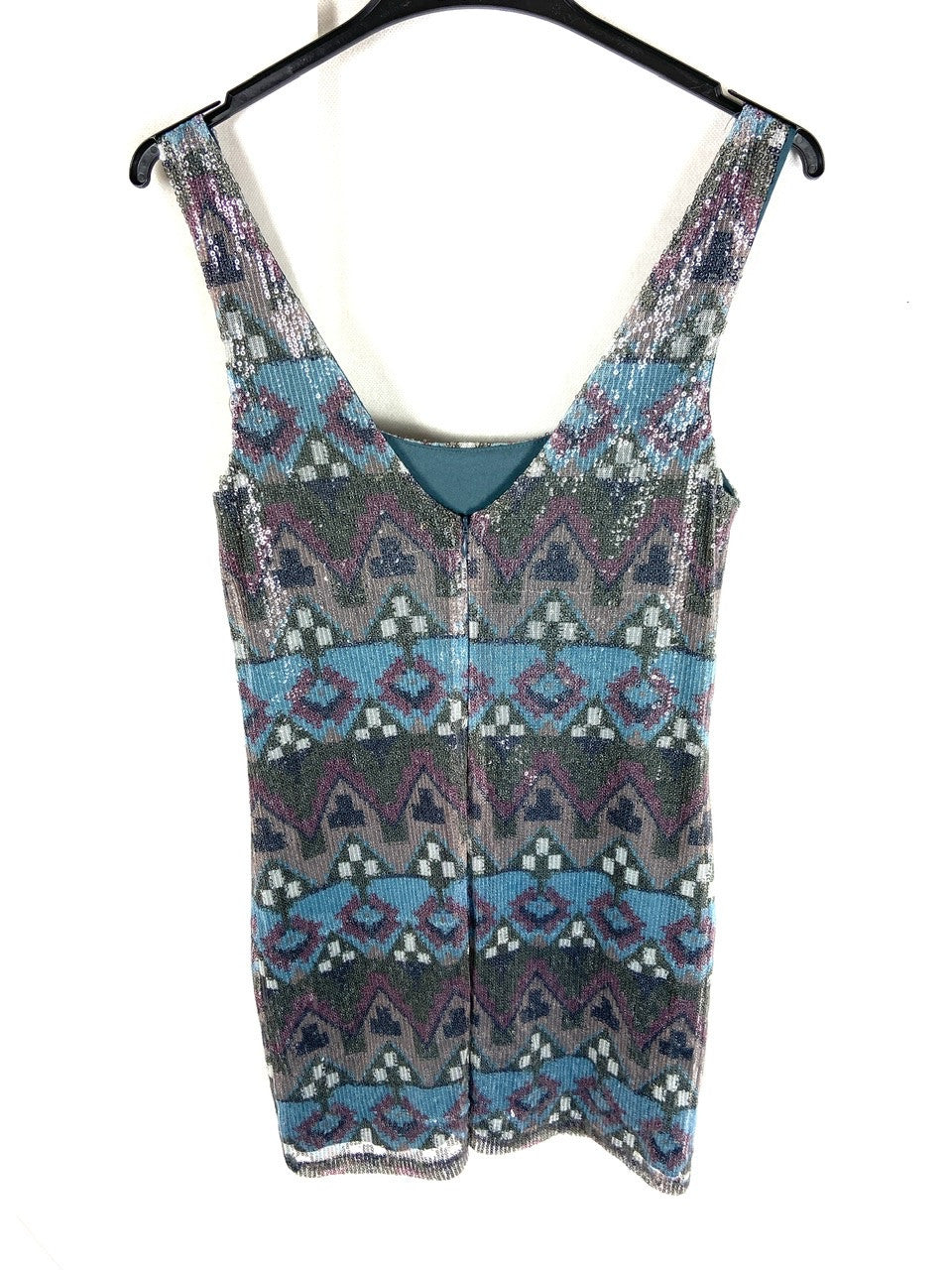 PULL&BEAR. Vestido lentejuelas T.s