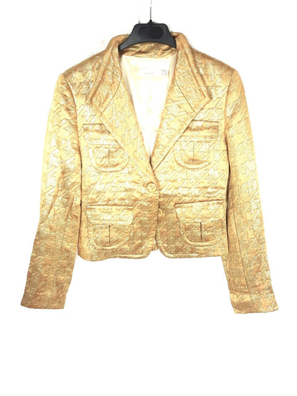 PINKO.Chaqueta dorada T.38