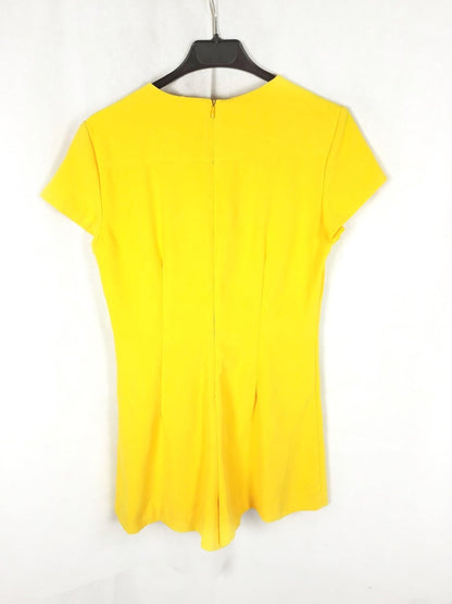 ZARA. Mono amarillo corto T.s