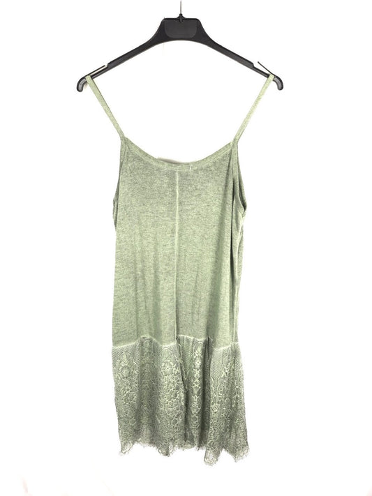 COHLOE´S CLOSET. Vestido verde tirantes T.m