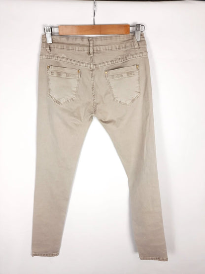 ANA&LUCI. Pantalón denim gris T.38