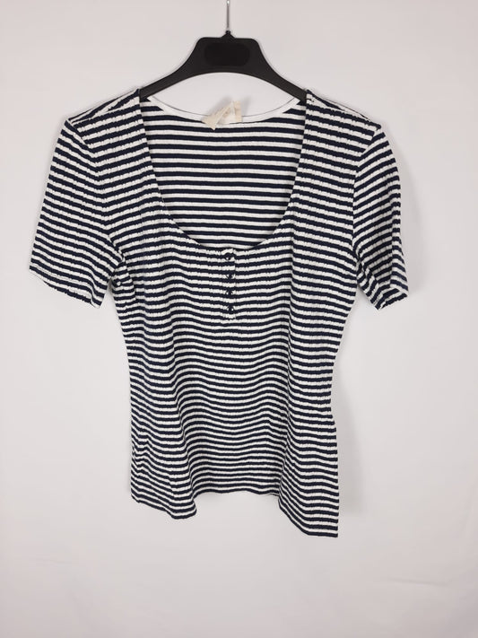 SEZANE. top rayas marineras T.s