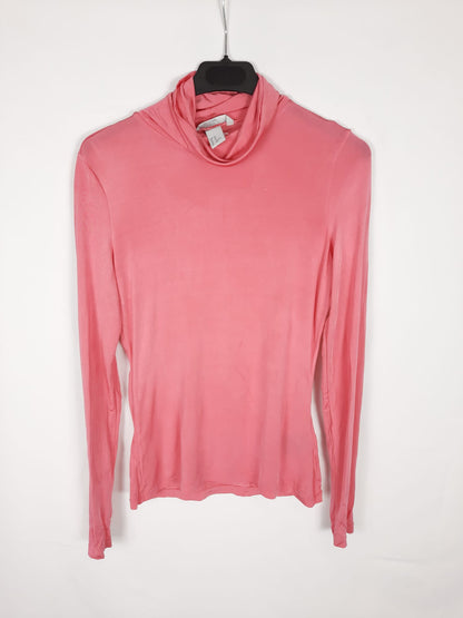 H&M. cuello vuelto rosa T.xs