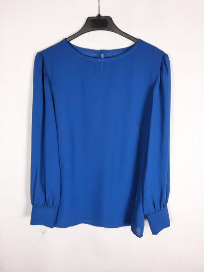 MOOD.Blusa azul T.s