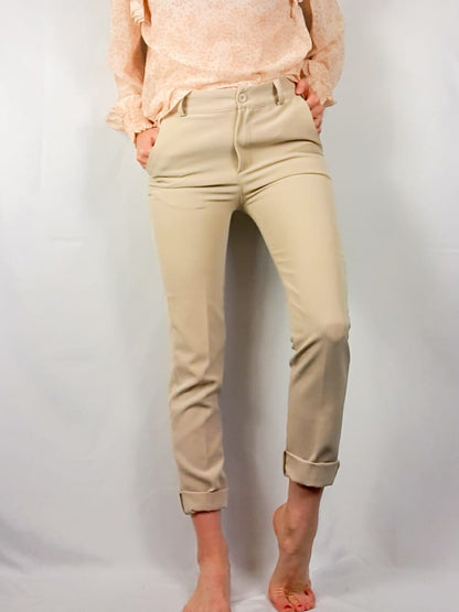 MOOD.Pantalón chino beige T.s