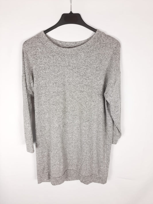 FOREVER 21. Jersey jaspeado gris T.m