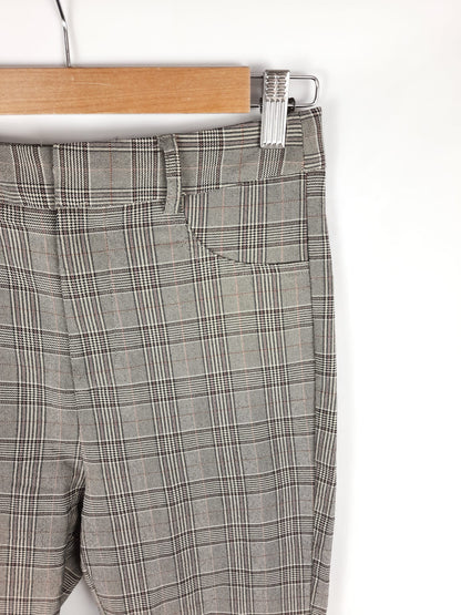 STRADIVARIUS. pantalón gris cuadros T.34