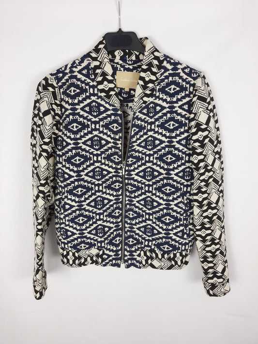 SHOUTHERN COTTON. Chaqueta con estampado étnico T.40