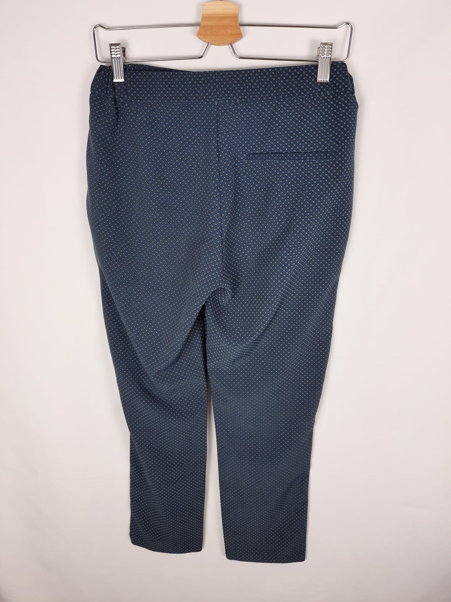 ZARA. Pantalones de vestir azules T. s