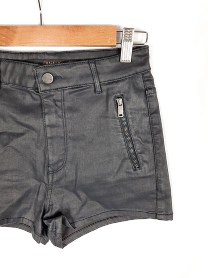 ZARA. short azul encerado T.36