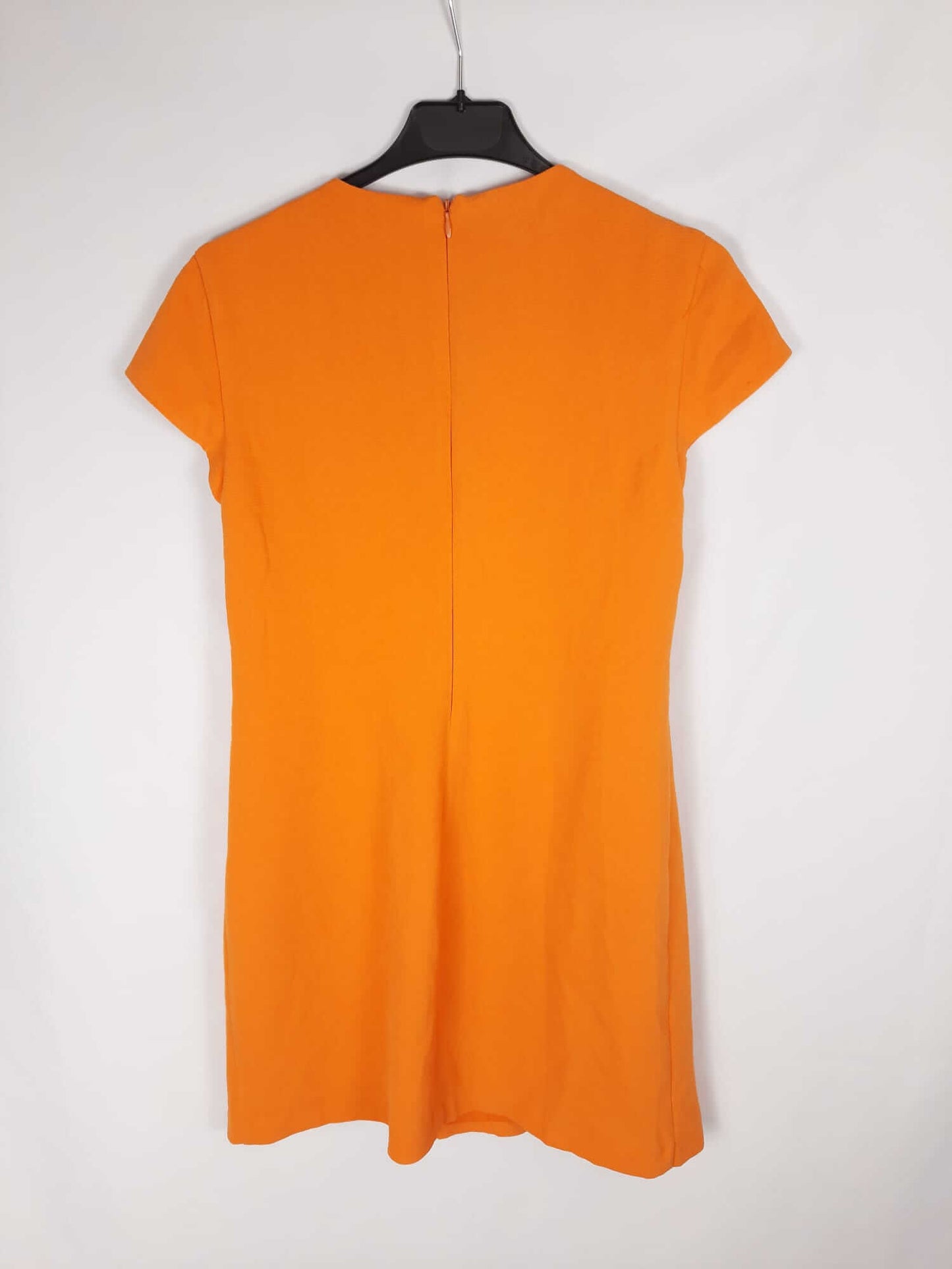 ZARA. Vestido naranja corto T.m