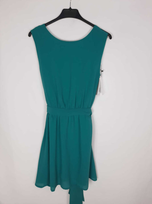 WILD PONY. Vestido corto verde azulado T. xs