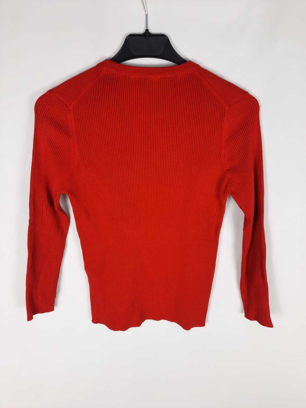 ZARA. top rojo canale ajustado T.s