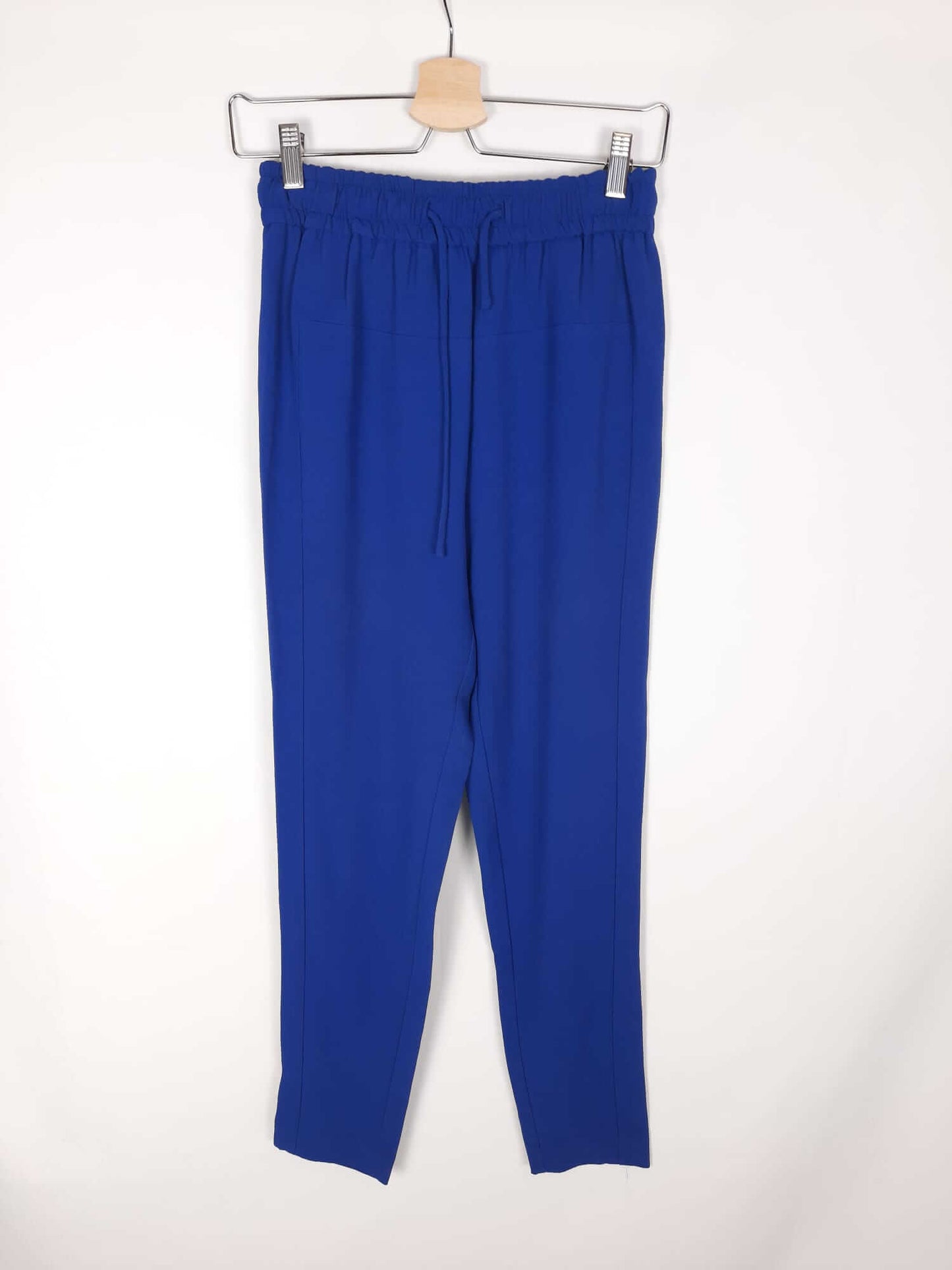 UTERQÜE. Pantalón azul eléctrico T.s