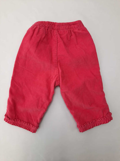 BENETTON. Pantalón micropana fucsia T.3 meses