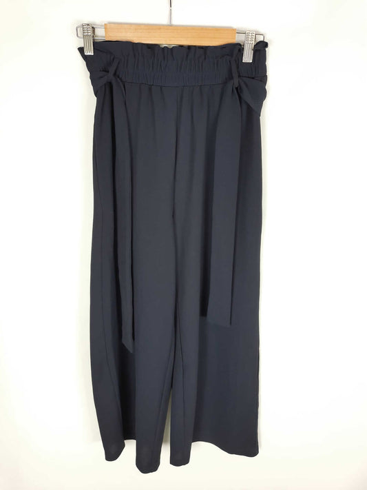 ONLY. Pantalon azul marino fluido T. m