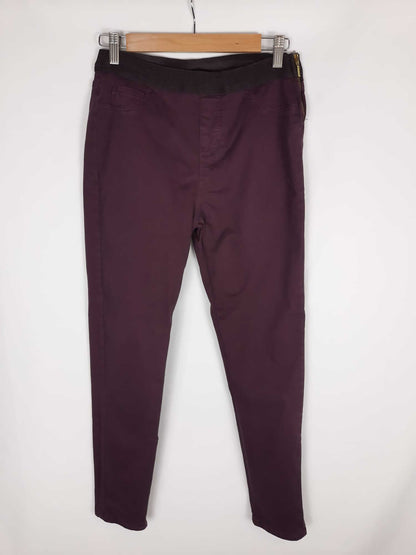 CORTEFIEL. Pantalon granate pitillo T.m