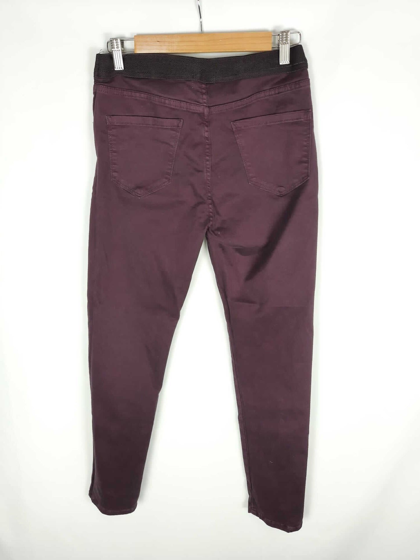 CORTEFIEL. Pantalon granate pitillo T.m