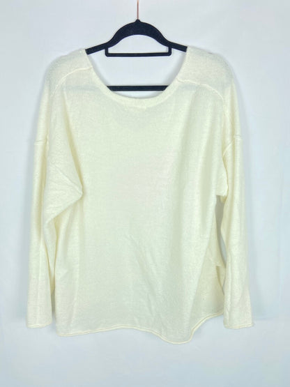 H&M. Jersey blanco T.m