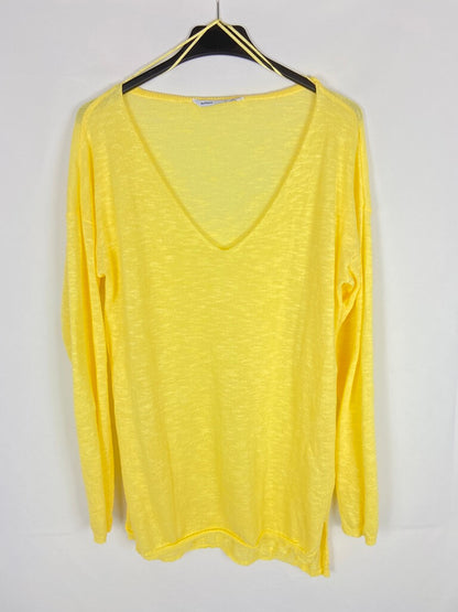 LEFTIES. Jersey fino amarillo T. l