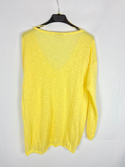 LEFTIES. Jersey fino amarillo T. l