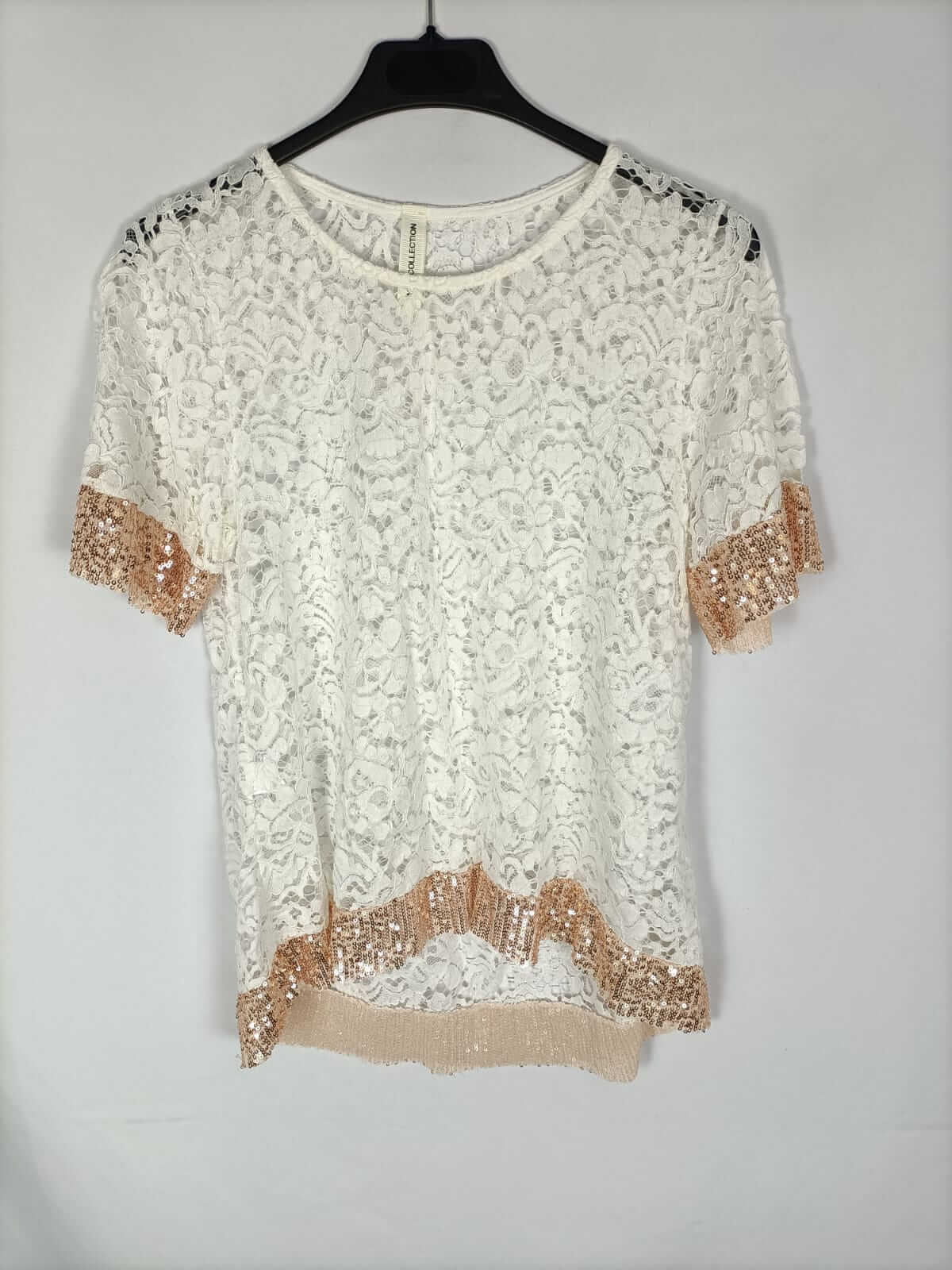 NEW COLLECTION. Top encaje blanco T.s/m