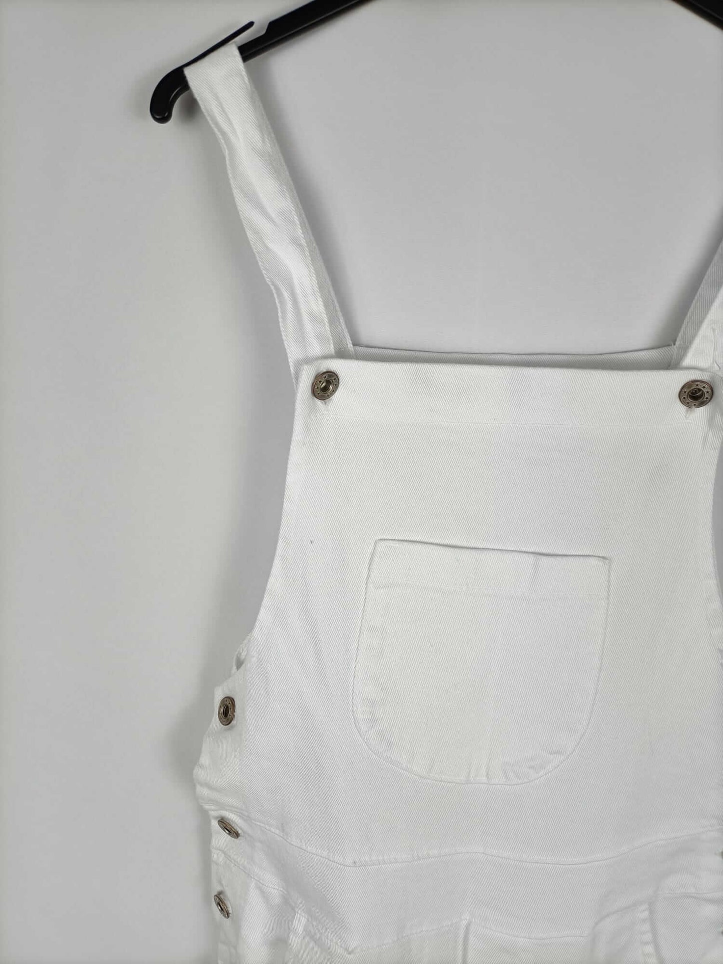 VIELA. Peto denim blanco T. s