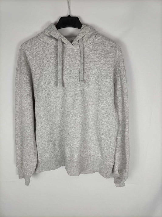 ZARA. Sudadera gris jaspeada Ts