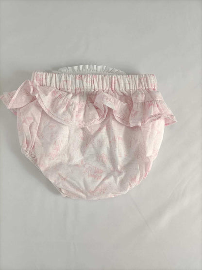 DULCES. Cubre pañales estampado rosa T.3 meses