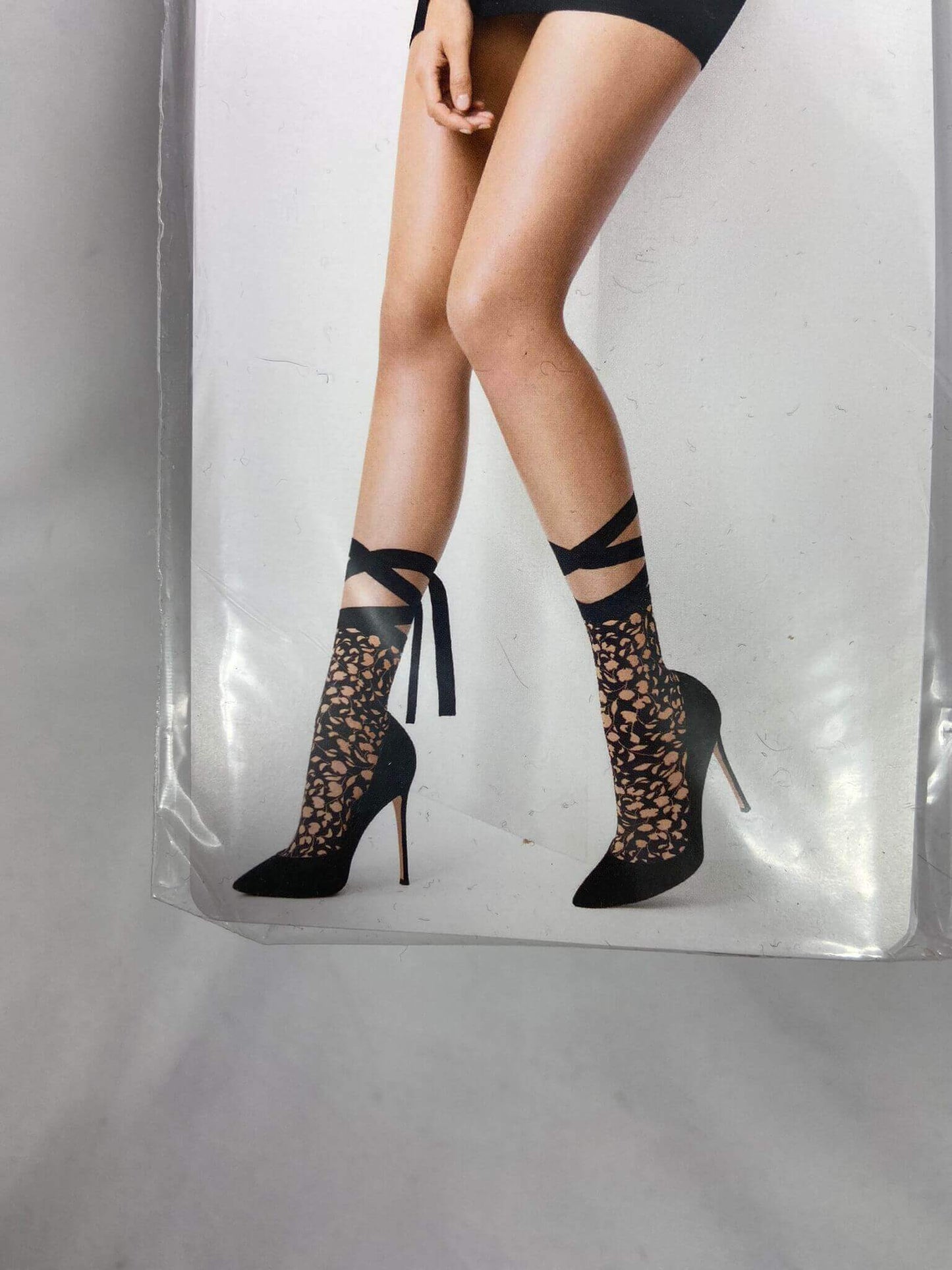 WOLFORD.Calcetines animal print T.m