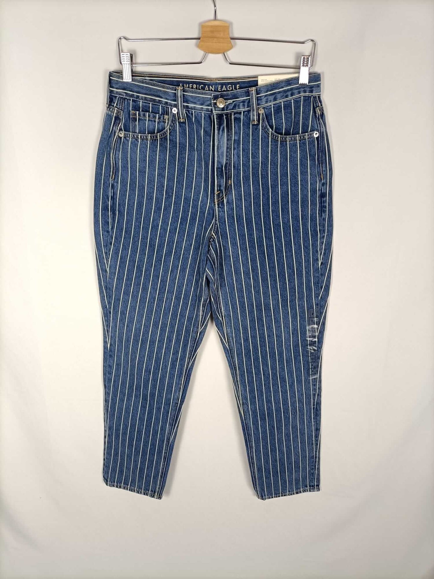 AMERICAN EAGLE. Jeans de rayas T.40