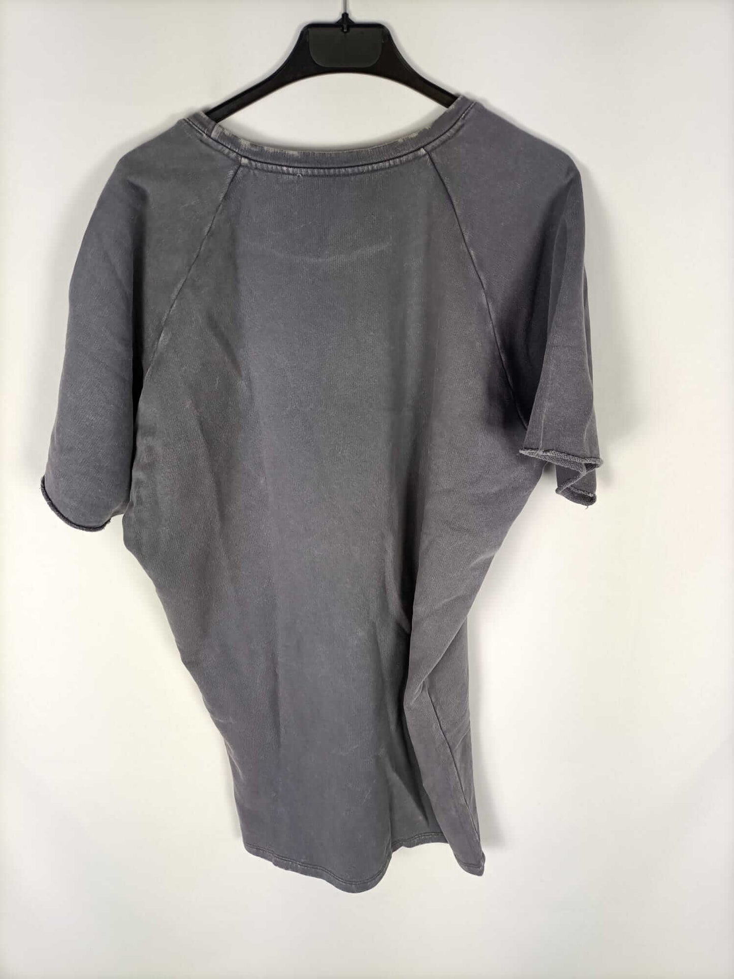 MAJE.Vestido gris efecto desgastado T.3 (M)