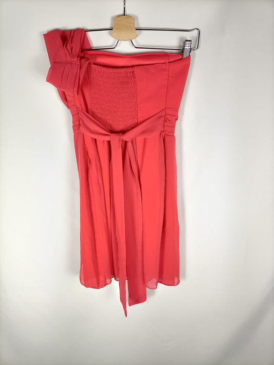 OTRAS.Vestido corto coral T.xs/s