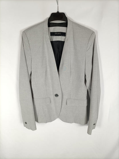 ZARA.Blazer pata de gallo T.36