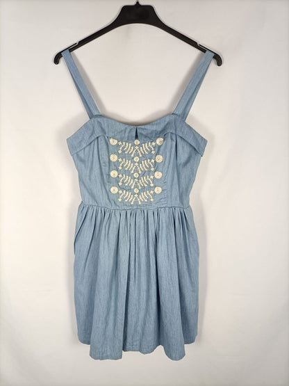 PEPA LOVES.Vestido denim fino T.m