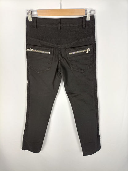 ISABEL MARANT.Pantalón denim negro T.34