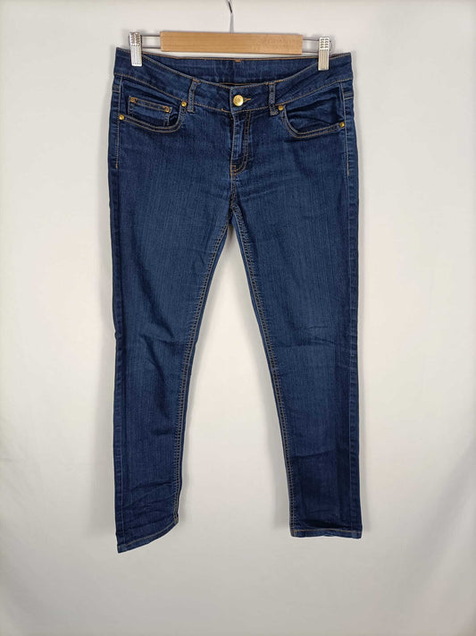 MANGO.Jeans oscuros T.40